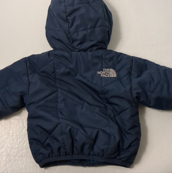 The North Face Reversible Puffer Jacket Size 3-6M - Picture 2 of 7